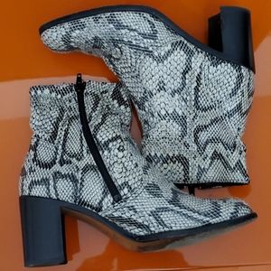 Vic Matie Python/Snake Skin Boots